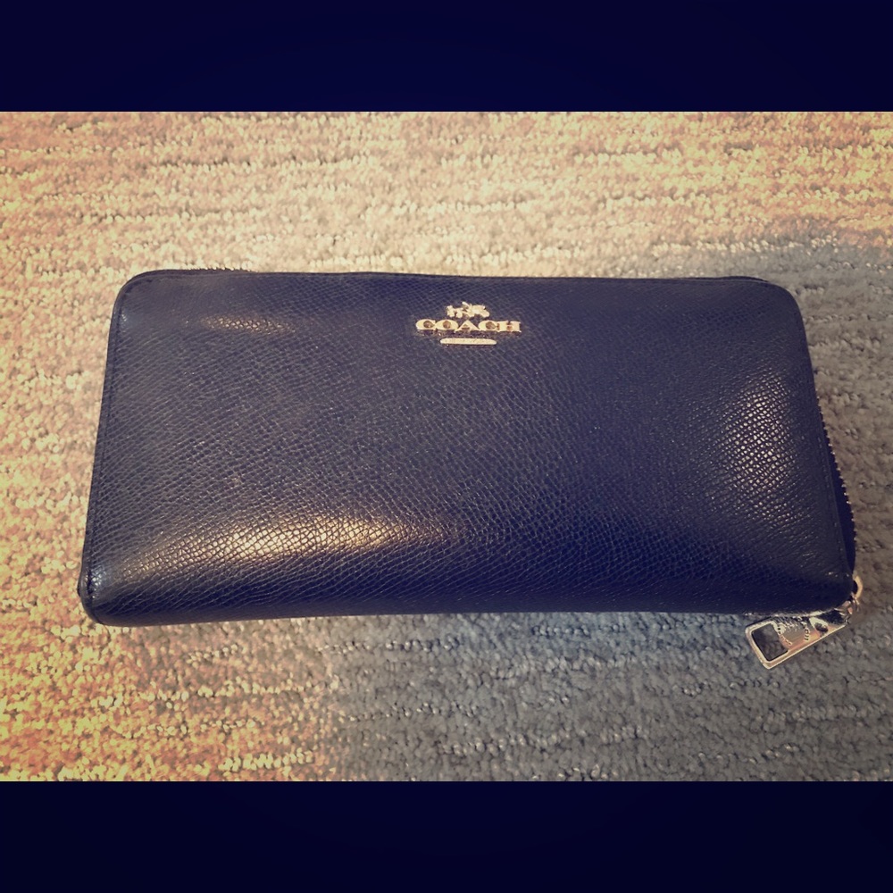 Coach black wallet